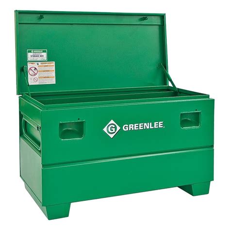 greenlee steel job box|48 job site box.